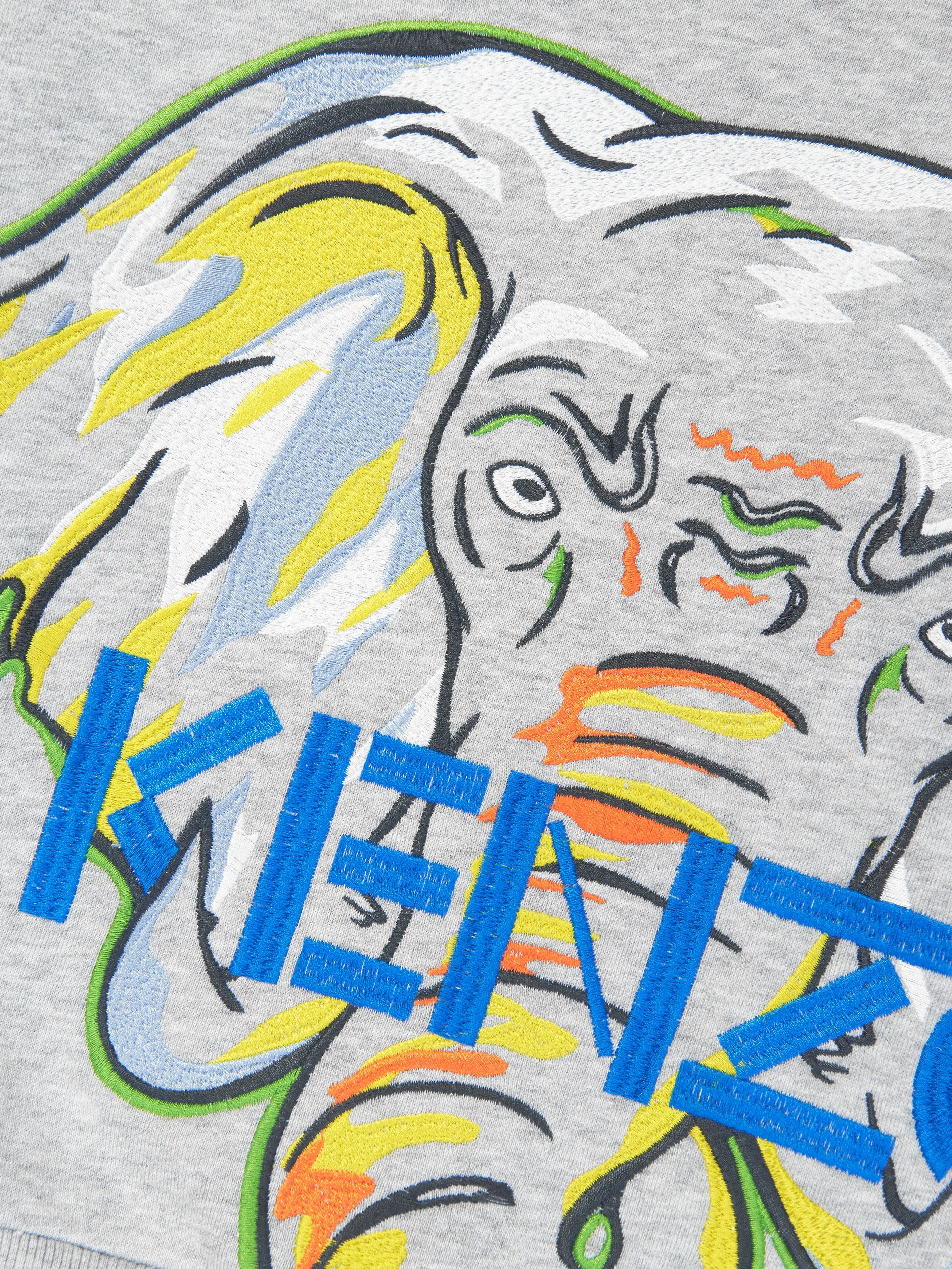 KENZO Boys Elephant Sweatshirt in Grey