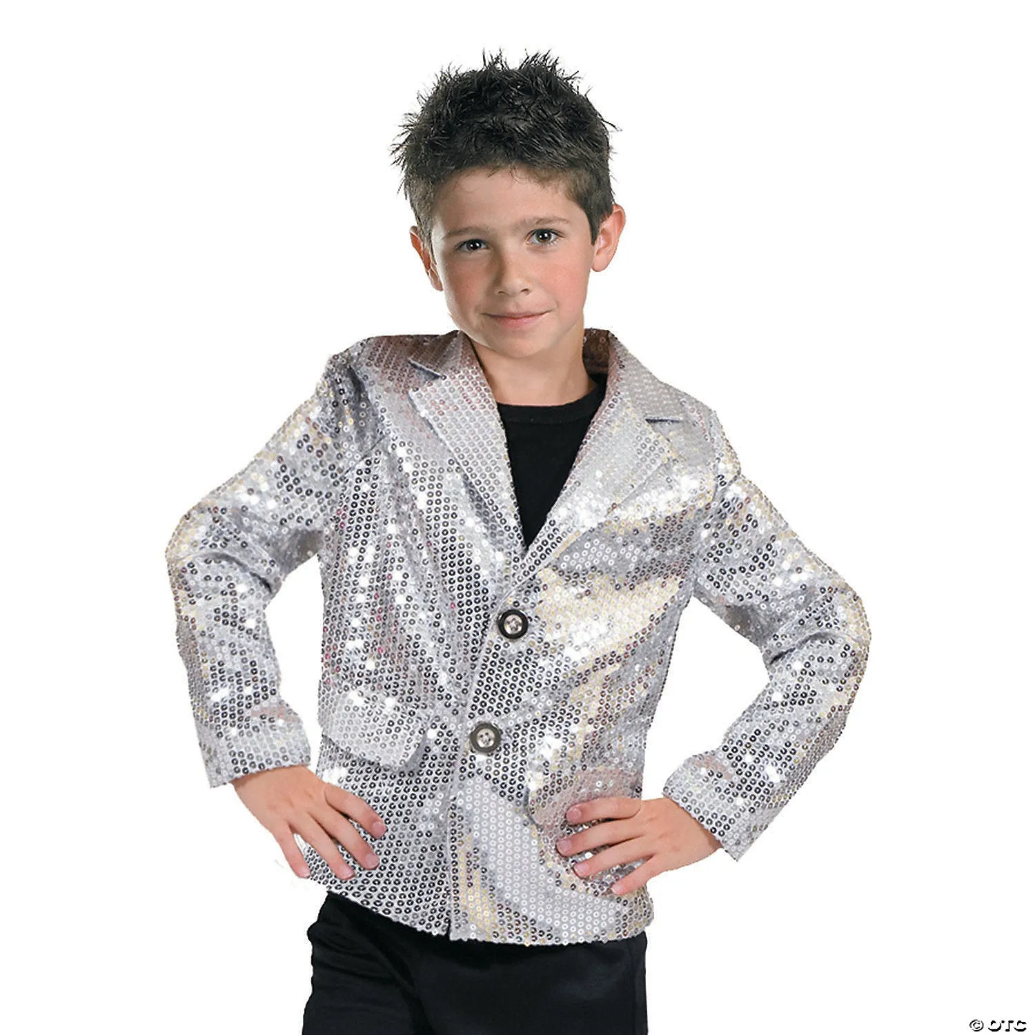 Kid's Silver Disco Jacket