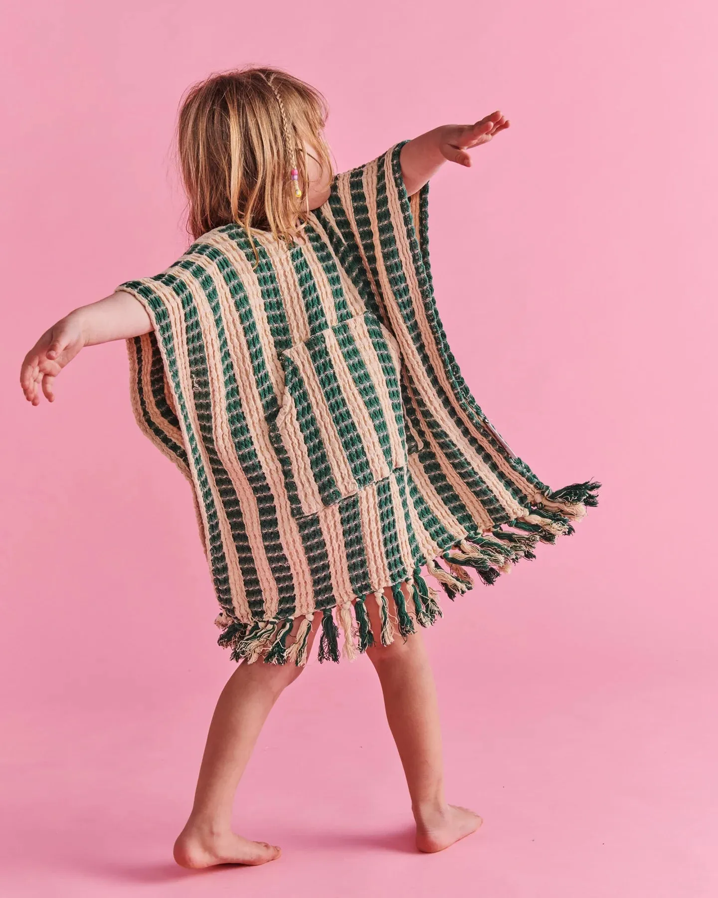 Kip & Co Folklore Kids Waffle Poncho