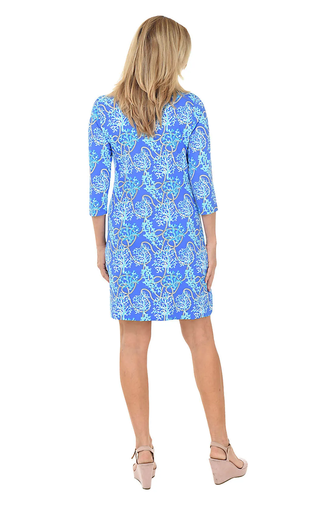 Knotical Coral UPF50  Travel Dress