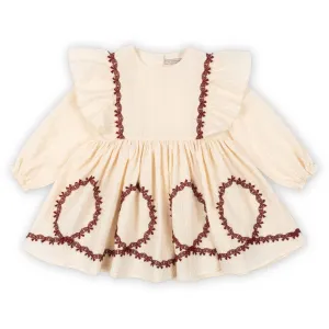 Konges Sløjd Buttercream Fee Dress Gots