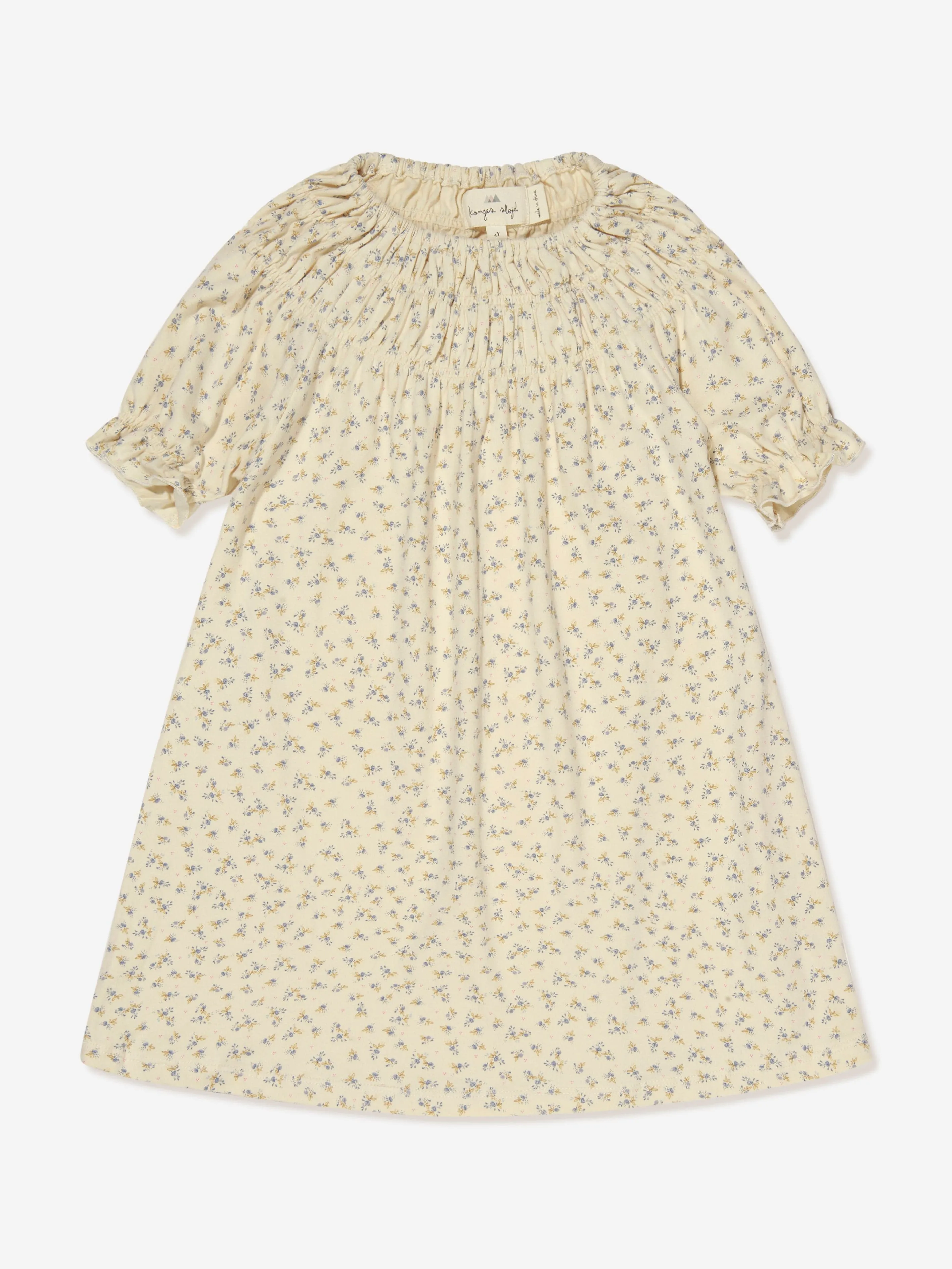 Konges Slojd Girls Organic Cotton Floral Dress