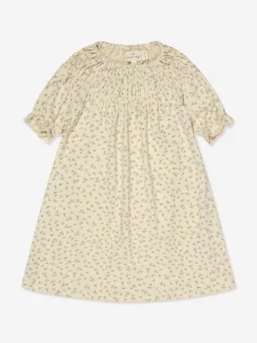 Konges Slojd Girls Organic Cotton Floral Dress