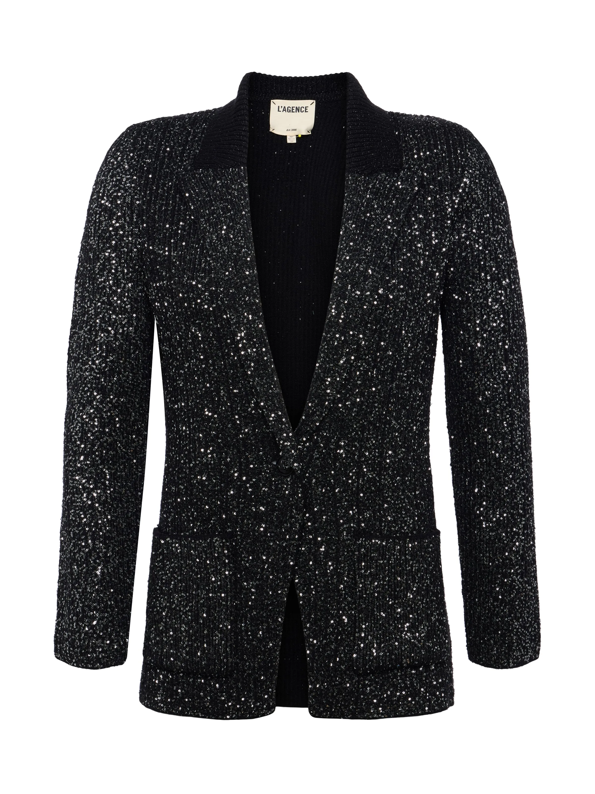 Leonora Sequin Knit Blazer