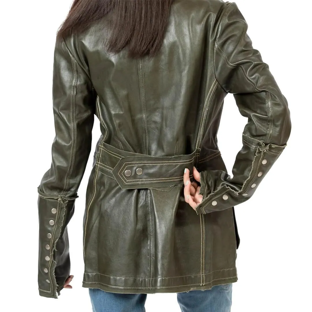 Long Leather Coat