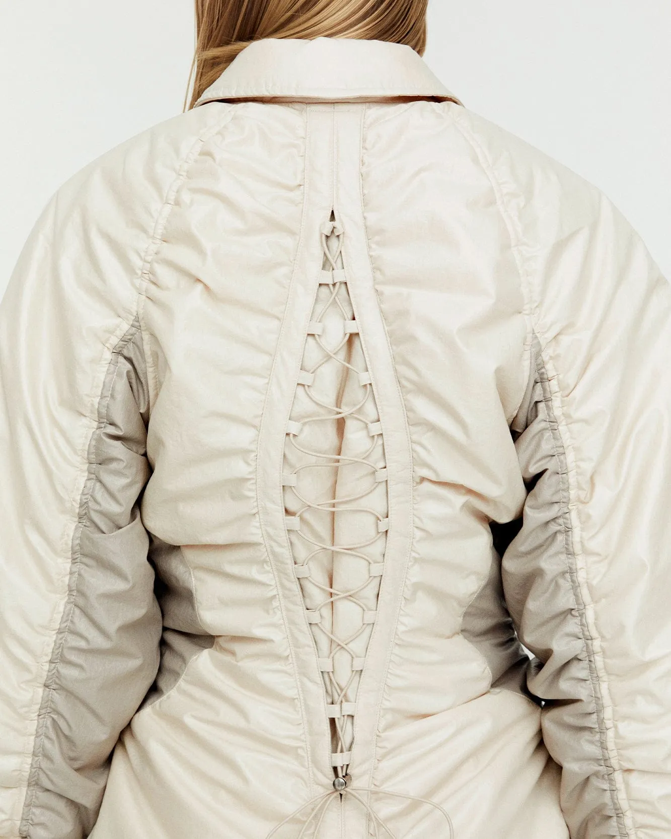 LUNA BACK-CORSET BOMBER JACKET awa654w(IVORY)