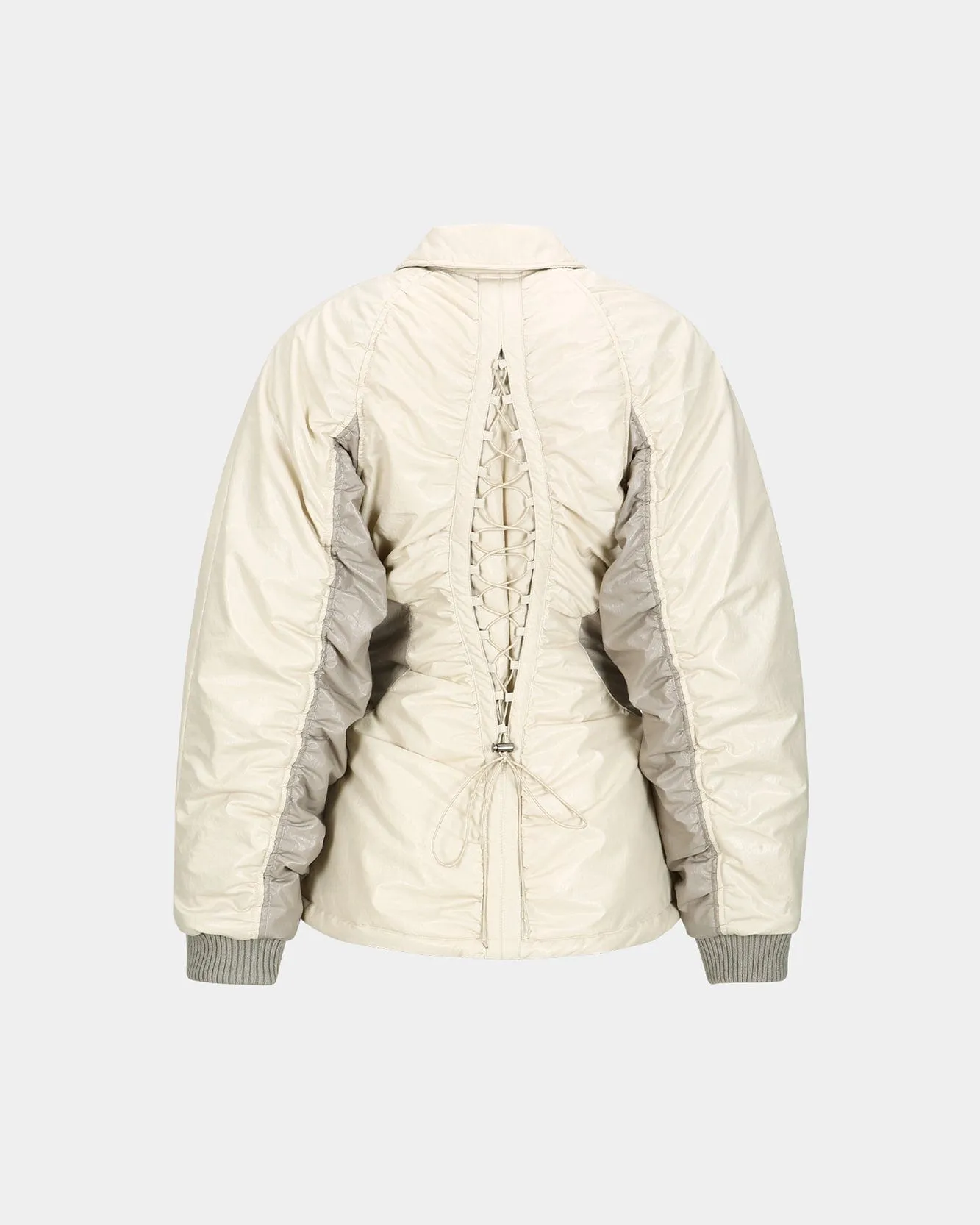 LUNA BACK-CORSET BOMBER JACKET awa654w(IVORY)