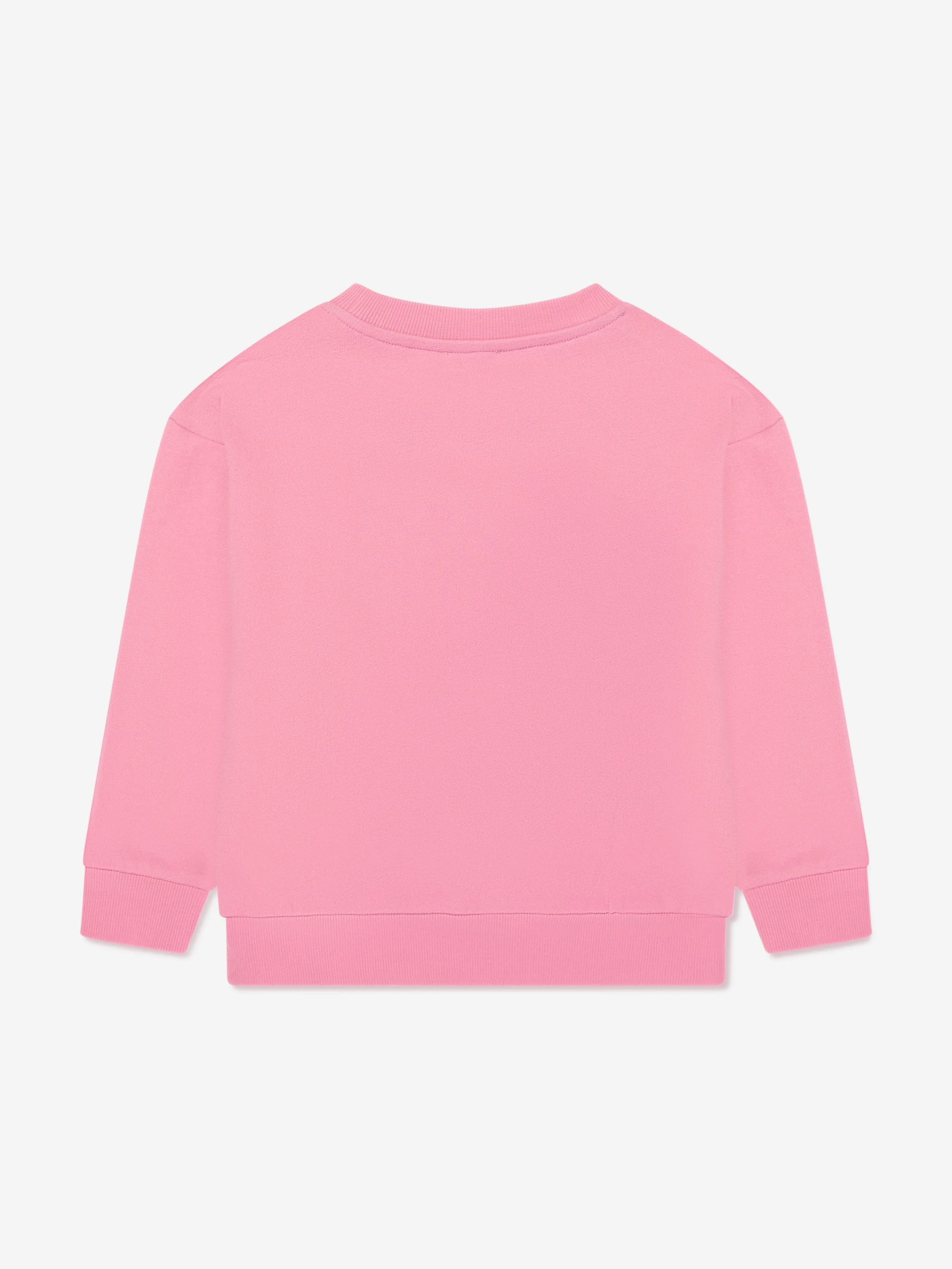 MARC JACOBS Girls Crossody Bag Sweatshirt in Pink