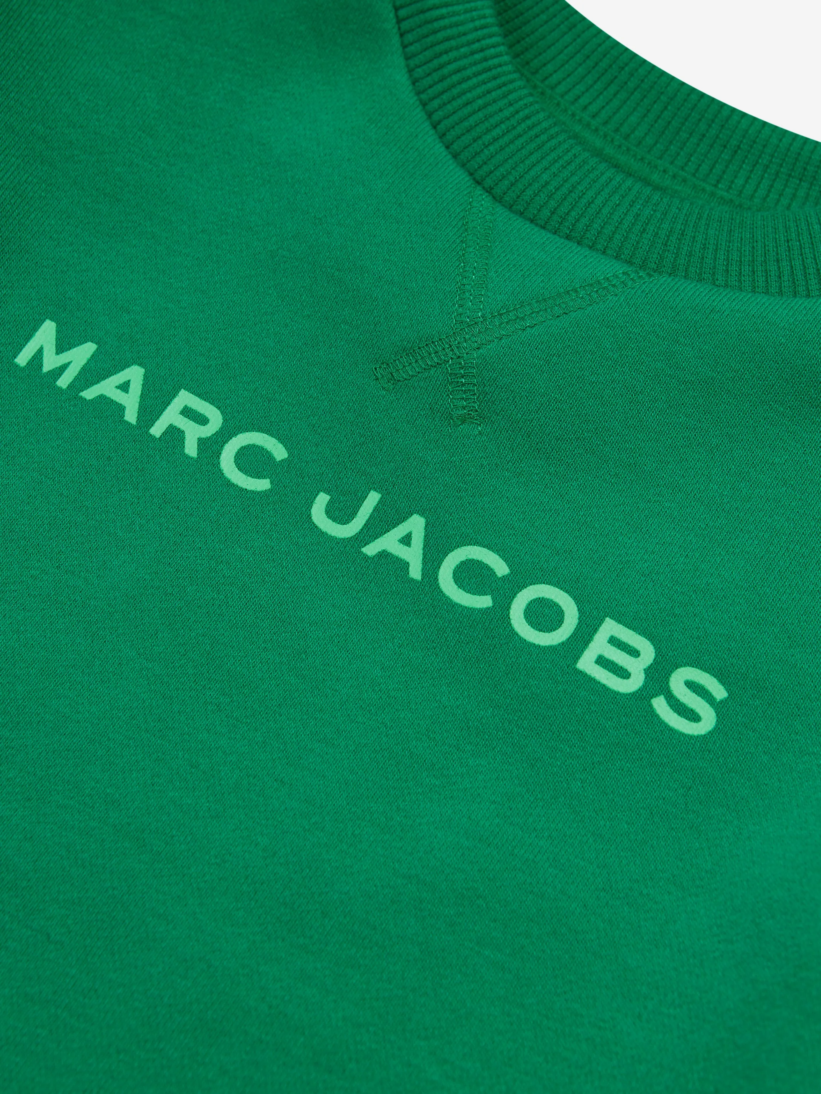 MARC JACOBS Kids Logo Sweatshirt in Green