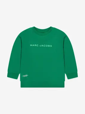 MARC JACOBS Kids Logo Sweatshirt in Green