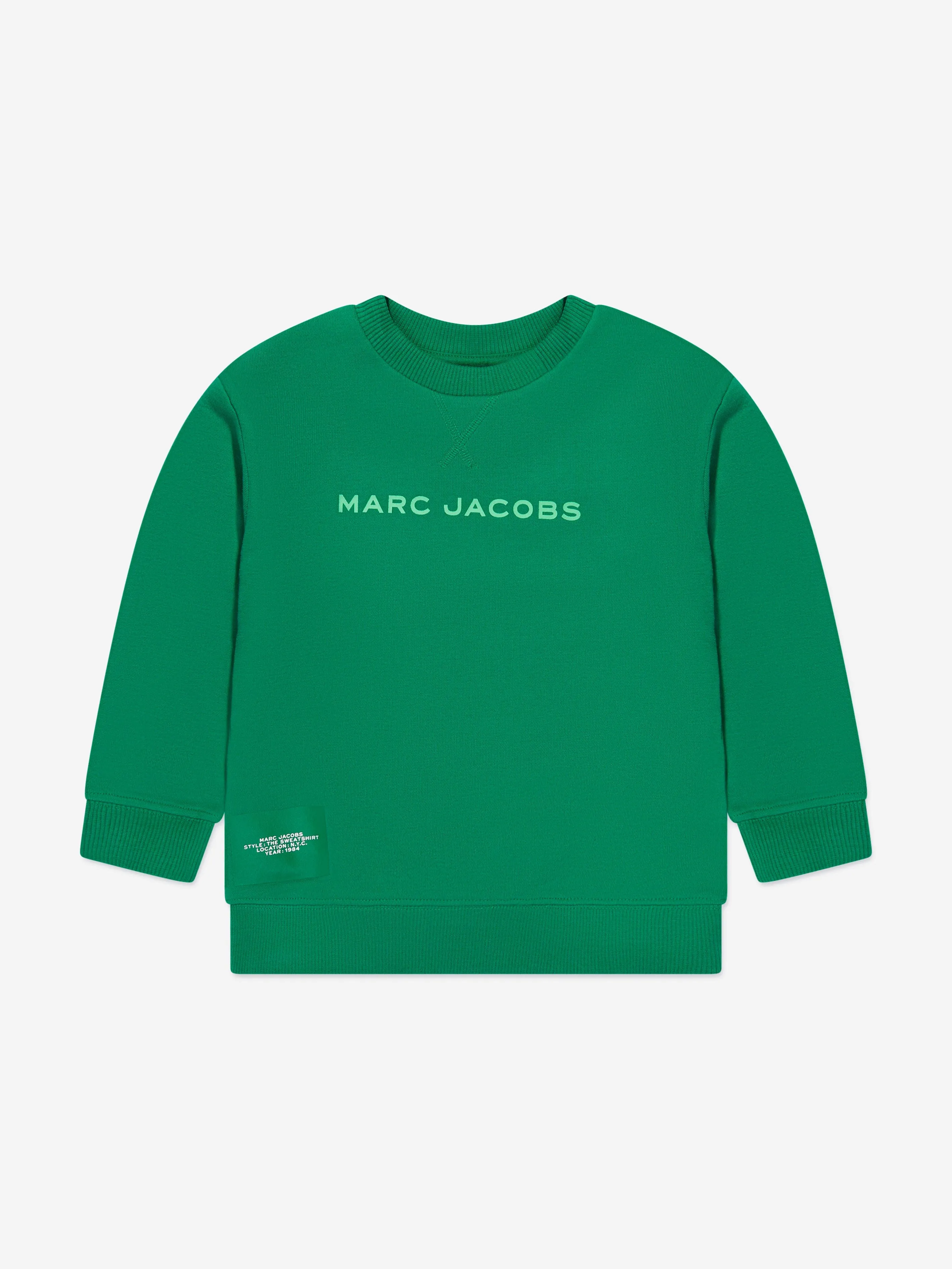 MARC JACOBS Kids Logo Sweatshirt in Green