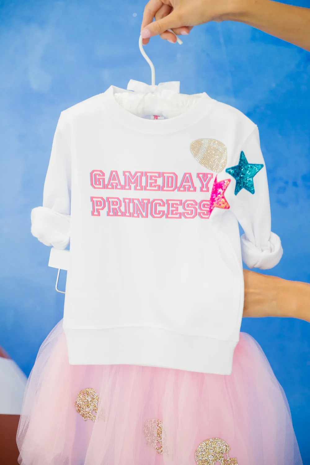 MINI KIDS GAMEDAY PRINCESS PULLOVER