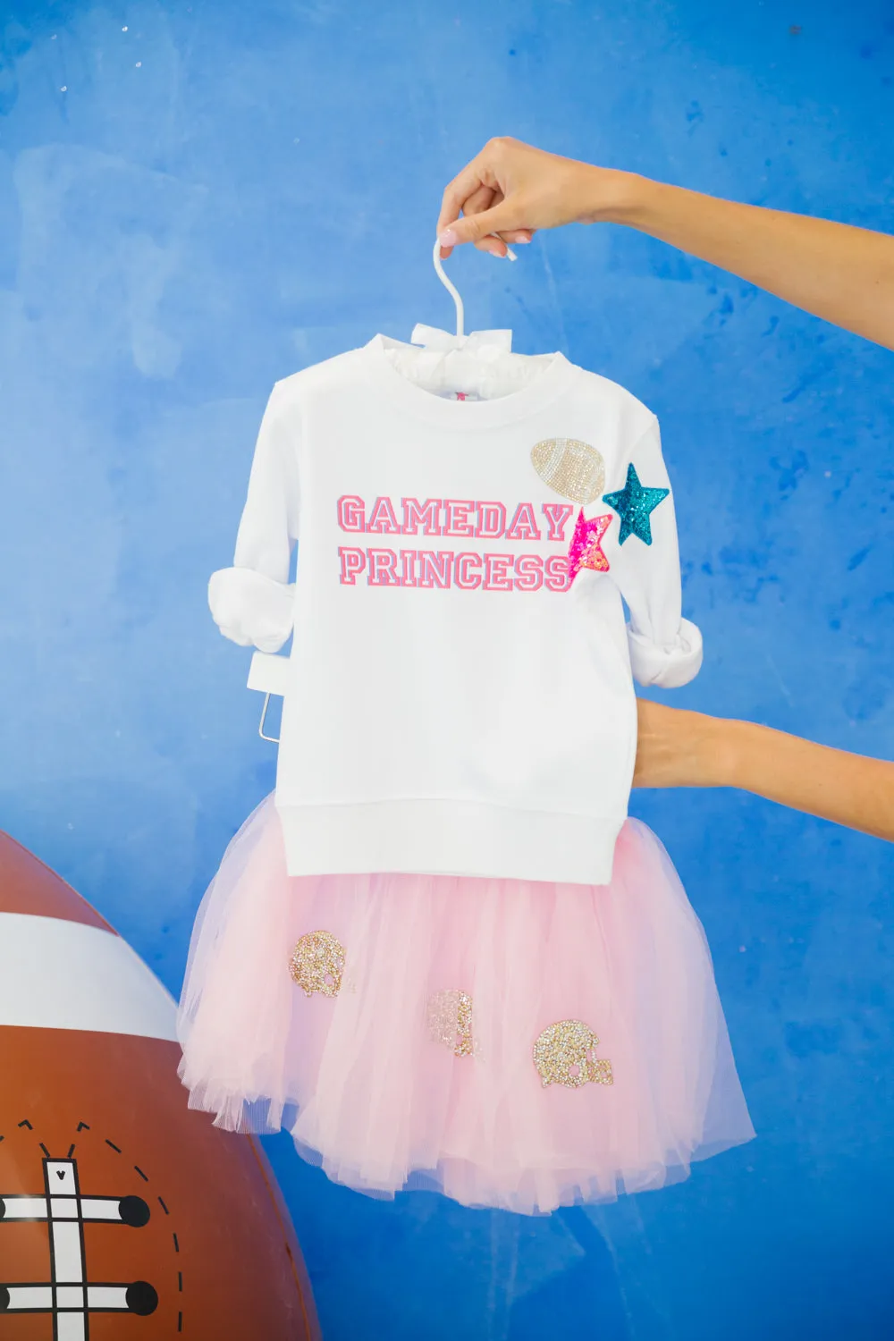 MINI KIDS GAMEDAY PRINCESS PULLOVER