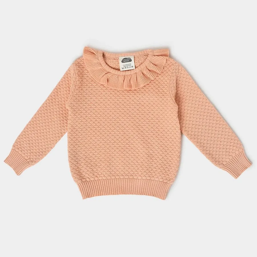 Misty Coral Knitted Jumper Set