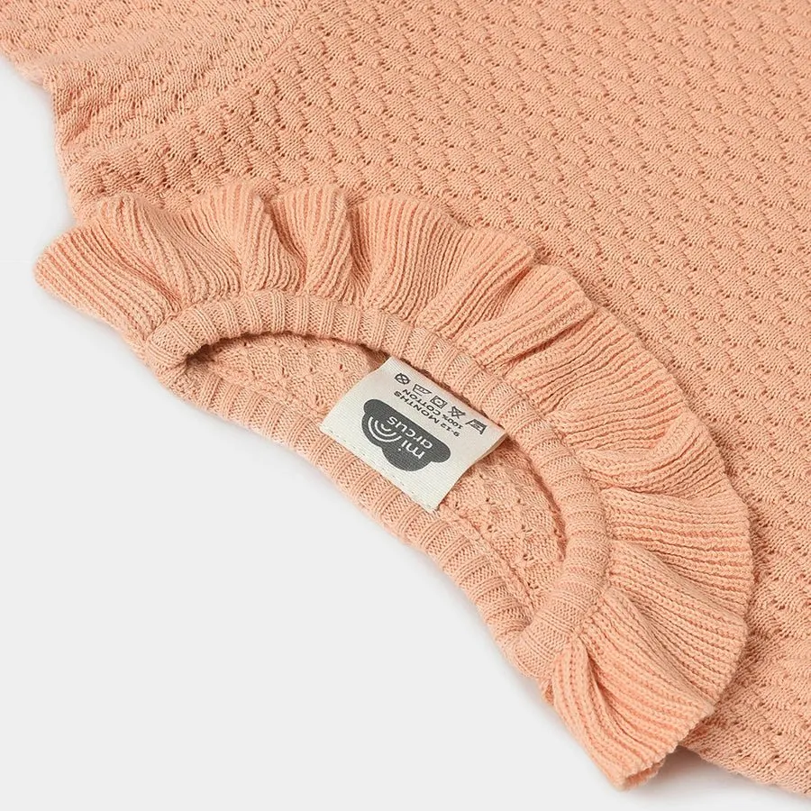 Misty Coral Knitted Jumper Set