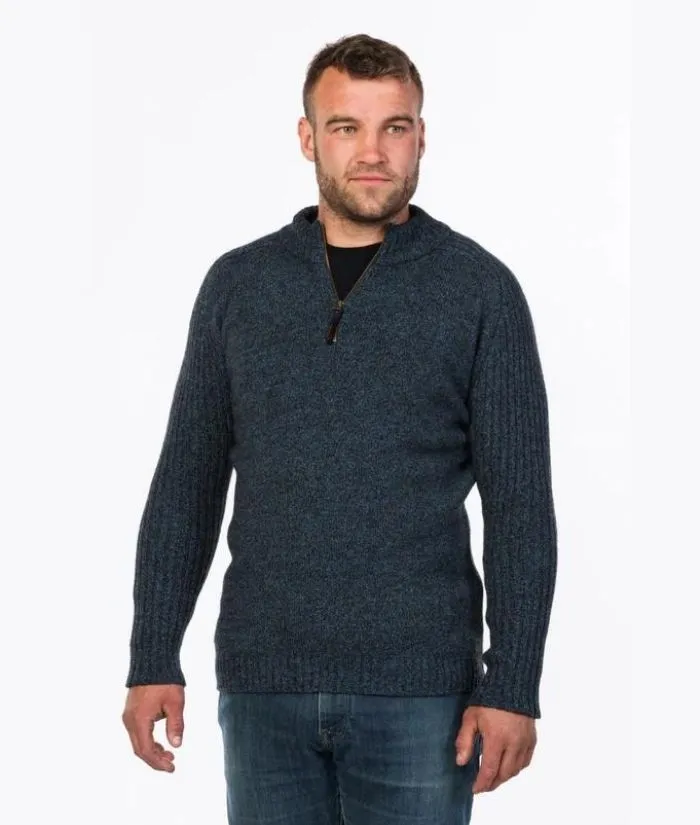 MKM The Mount Possum Merino, 1/2 Zip Sweater