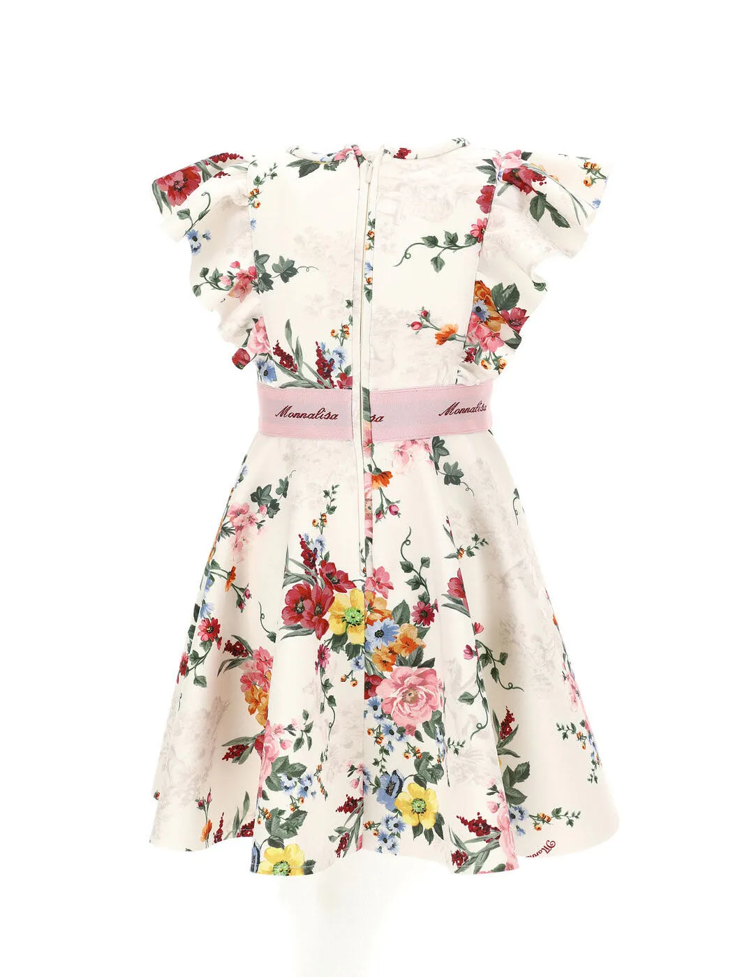 MONNALISA Saint Tropez neoprene floral dress