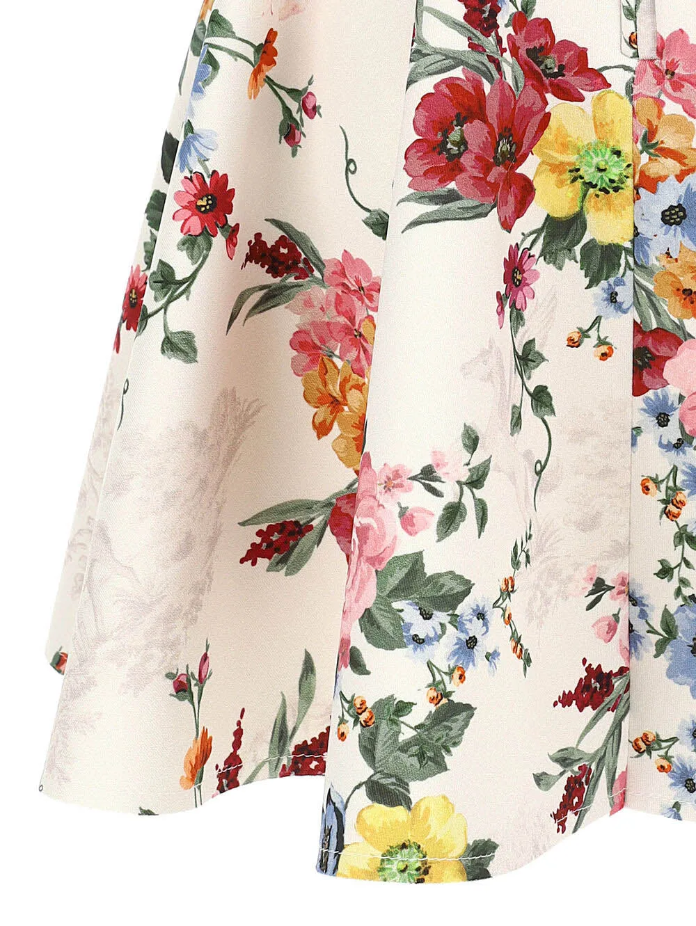 MONNALISA Saint Tropez neoprene floral dress