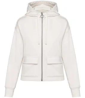 Native Spirit Ladies Full Zip Hooded Sweatshirt | Ivory