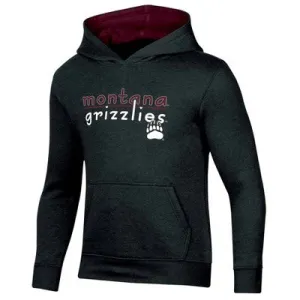 NCAA Licensed Montana Grizzlies Girls' Heart Hoodie, XS