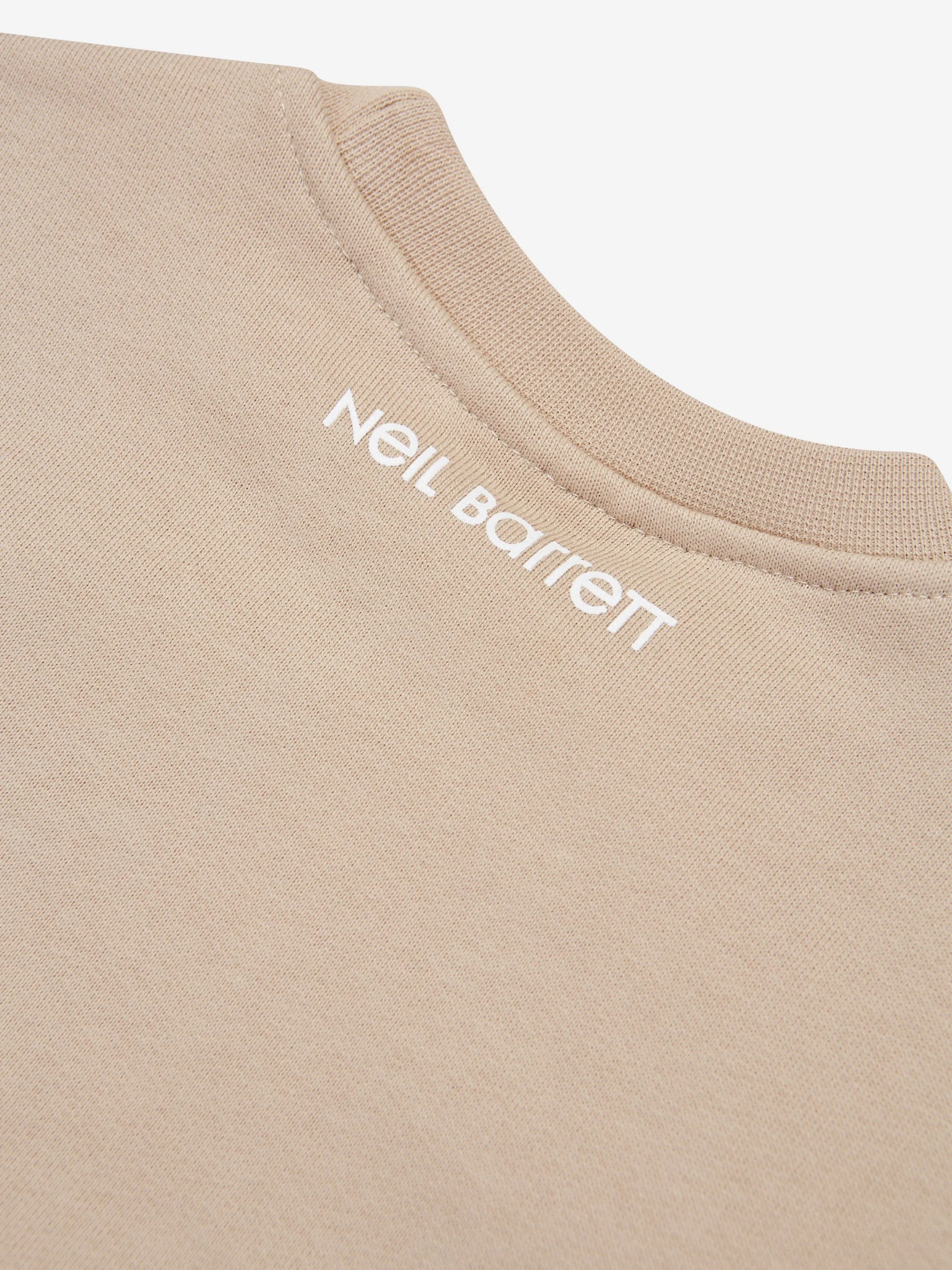 Neil Barrett Boys Thunderbolt Sweatshirt in Beige