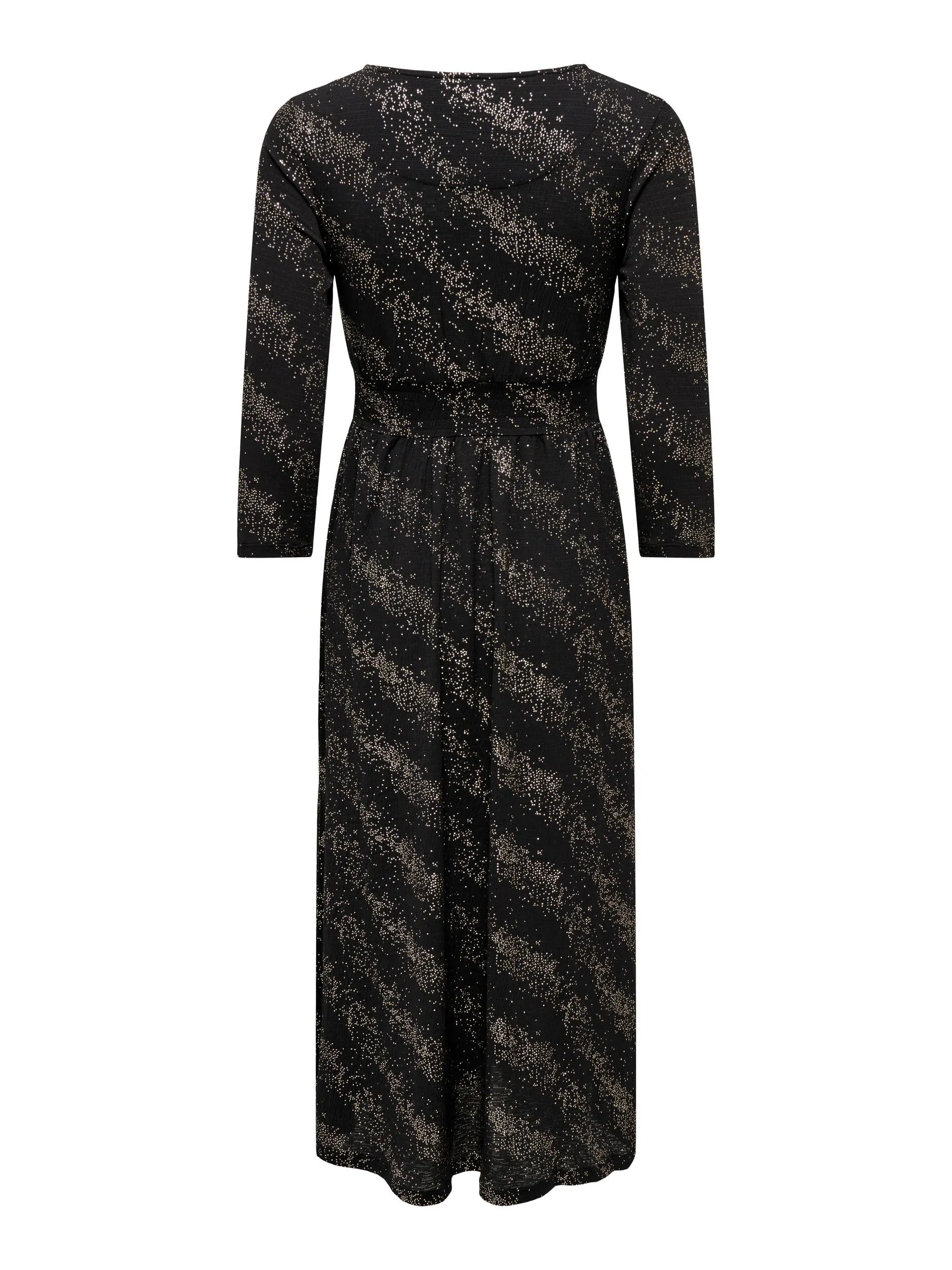 New Pella Foil Wrap Glitter Dress - Gold Dots