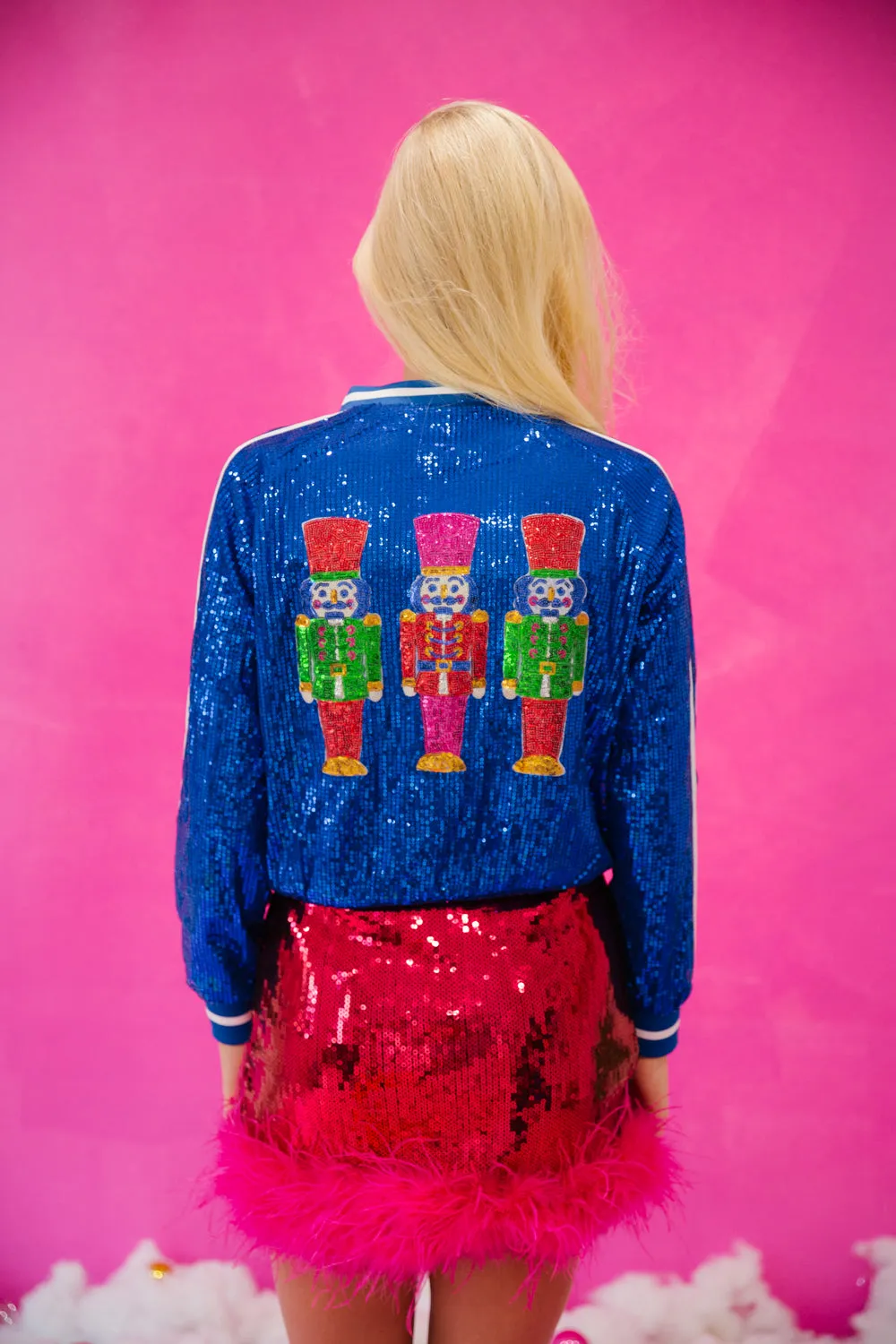 NUTCRACKER ROYAL SEQUIN JACKET