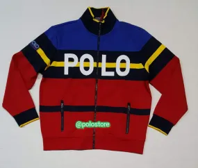 NWT POLO RALPH LAUREN POLO SPELLOUT HI TECH PATCH ZiP UP JACKET