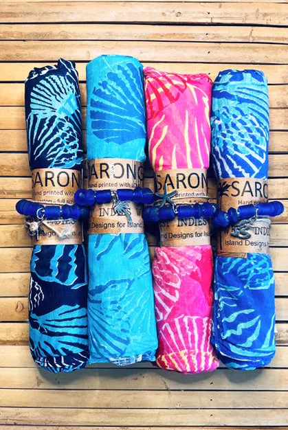 Ocean Floor Cotton Beach Sarongs