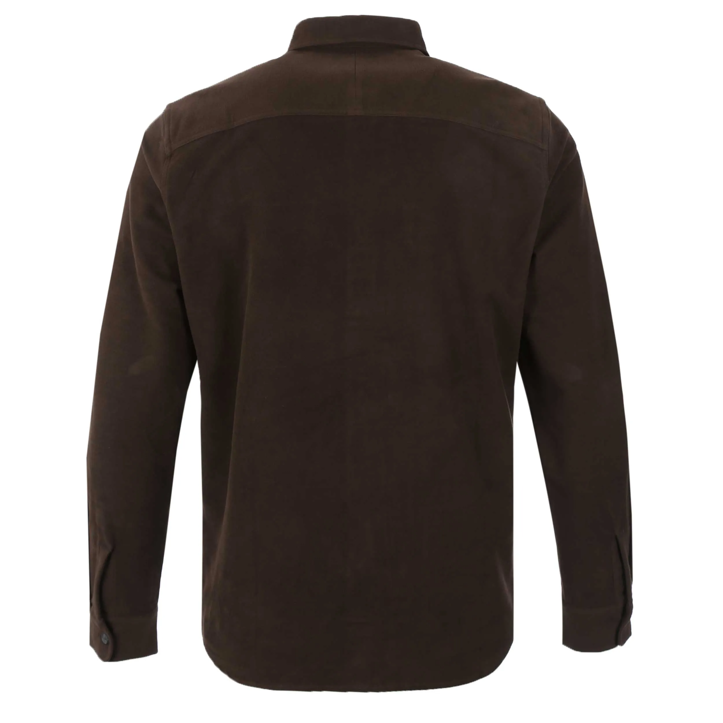 Oliver Sweeney Brahalish Moleskin Overshirt in Brown