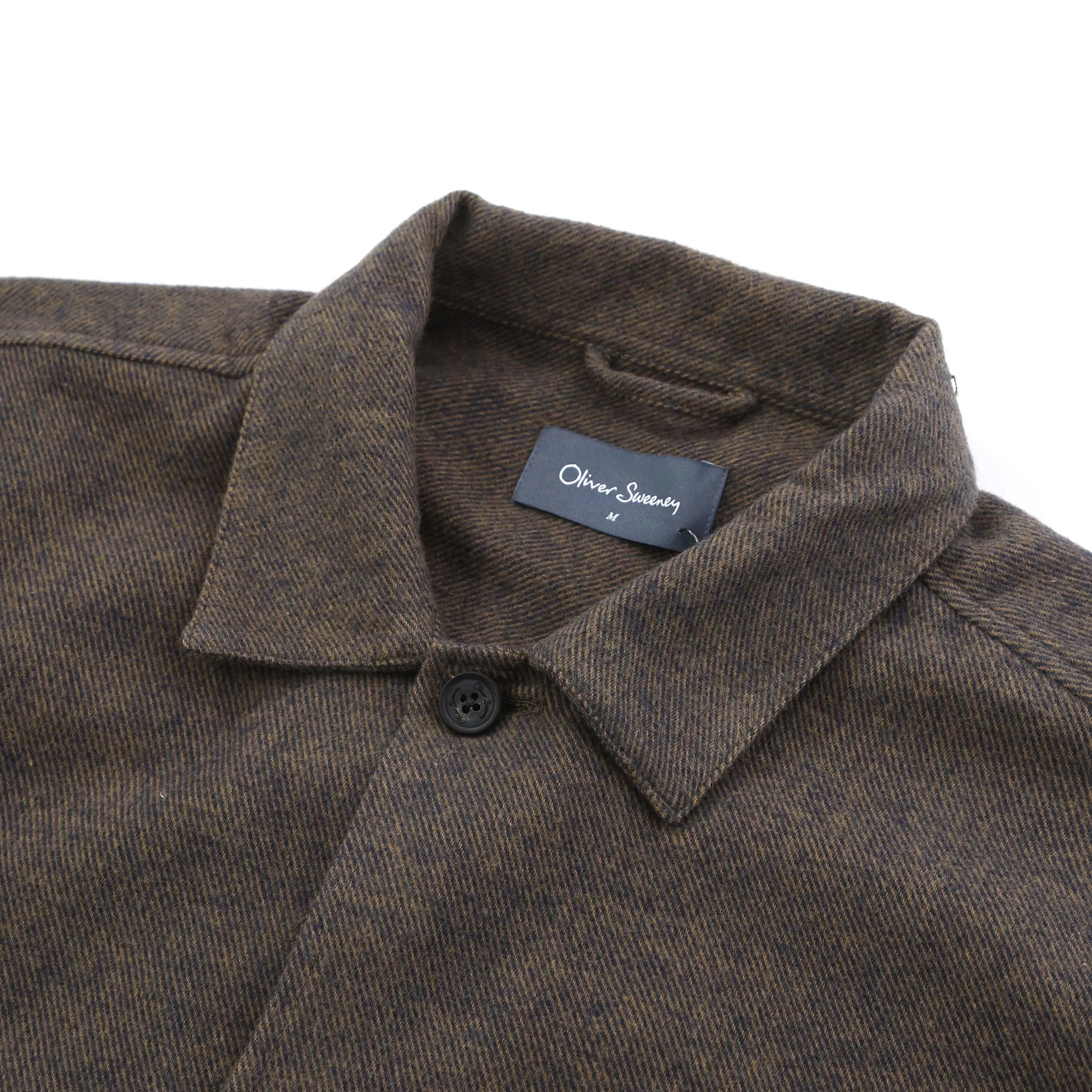 Oliver Sweeney Tramore Overshirt in Moss Green