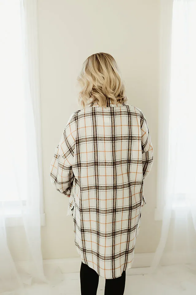 Oversized Pattern Plaid