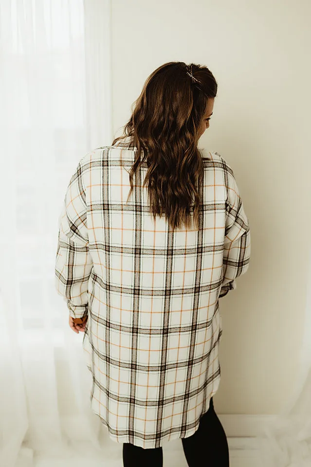 Oversized Pattern Plaid