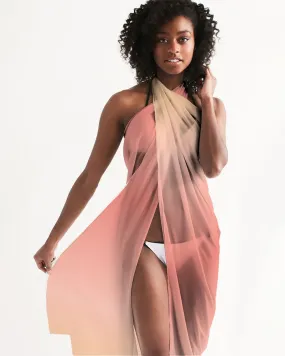 Peach Ombre Swimsuit Cover Up