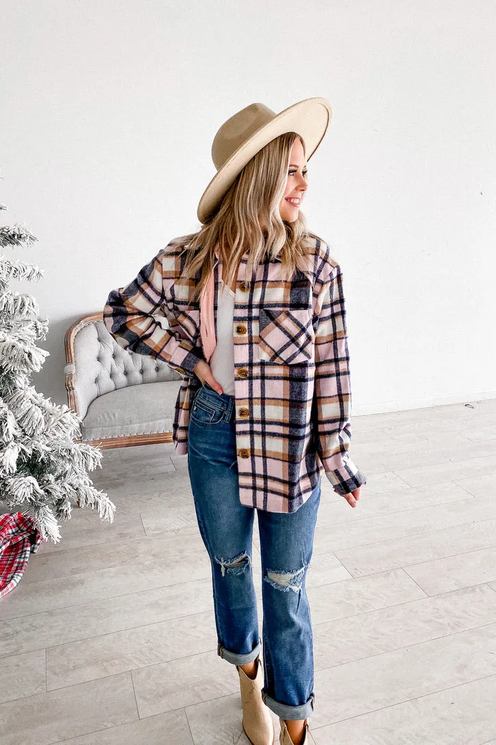 Penny Pink Plaid Shacket