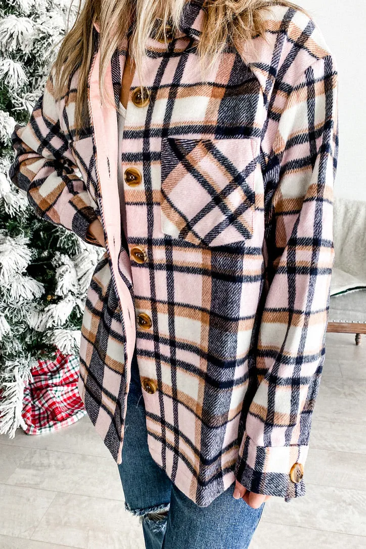 Penny Pink Plaid Shacket