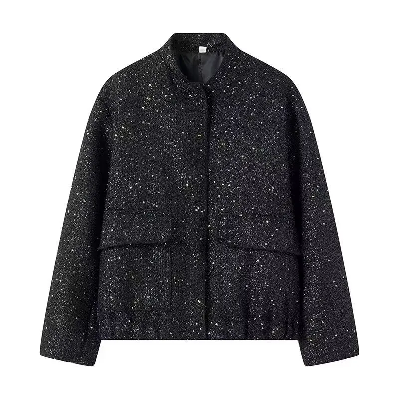 Pre Order:  Sequined Bomber Jacket