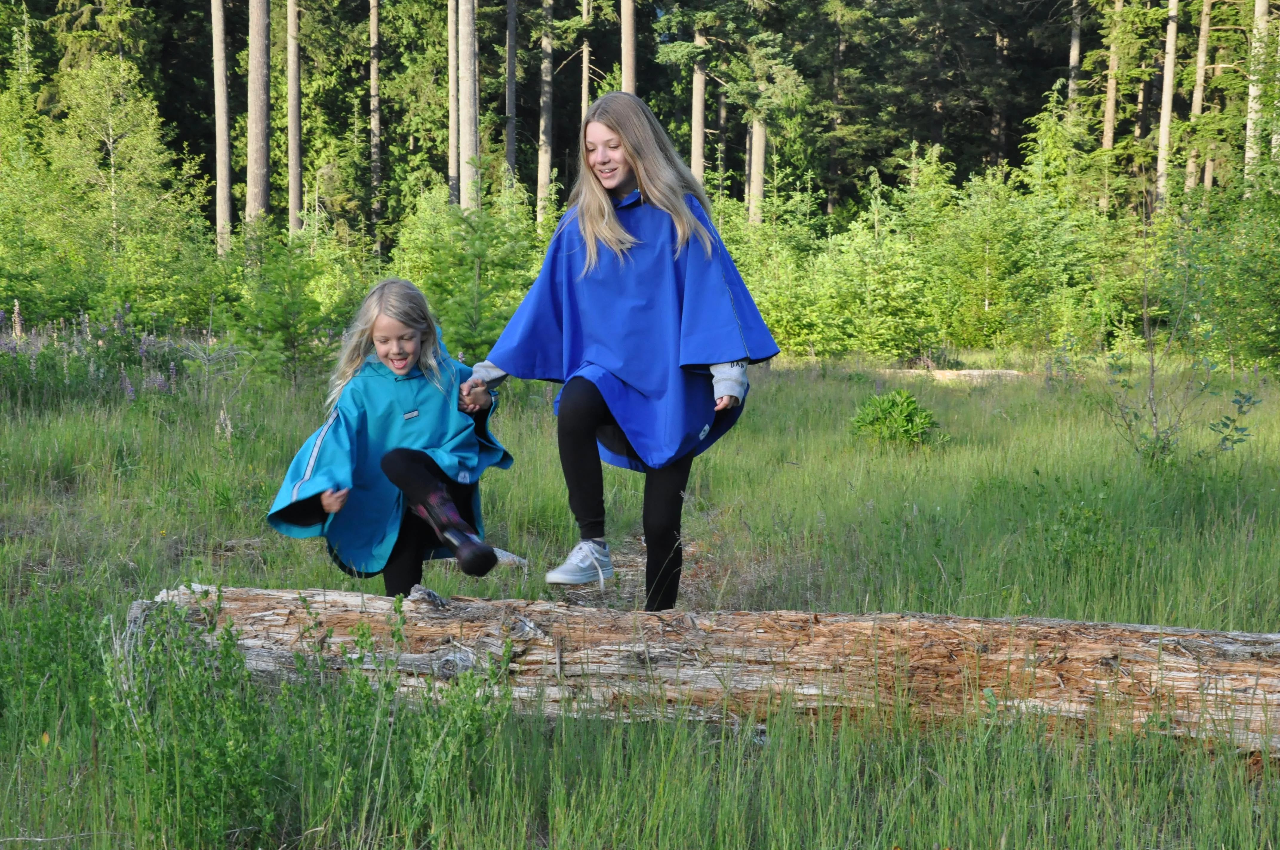 Rain Poncho - Cobalt Blue