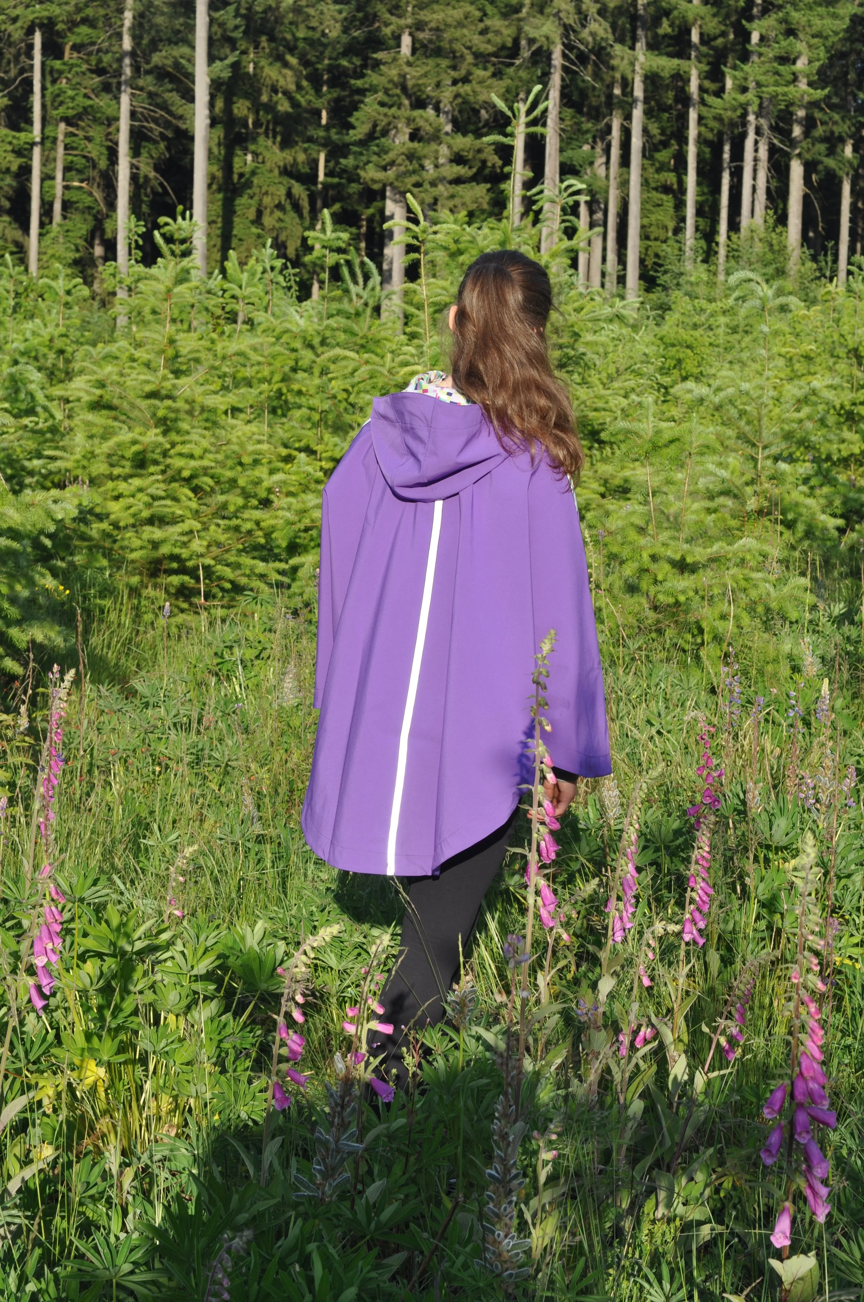 Rain Poncho - Purple (TALL)