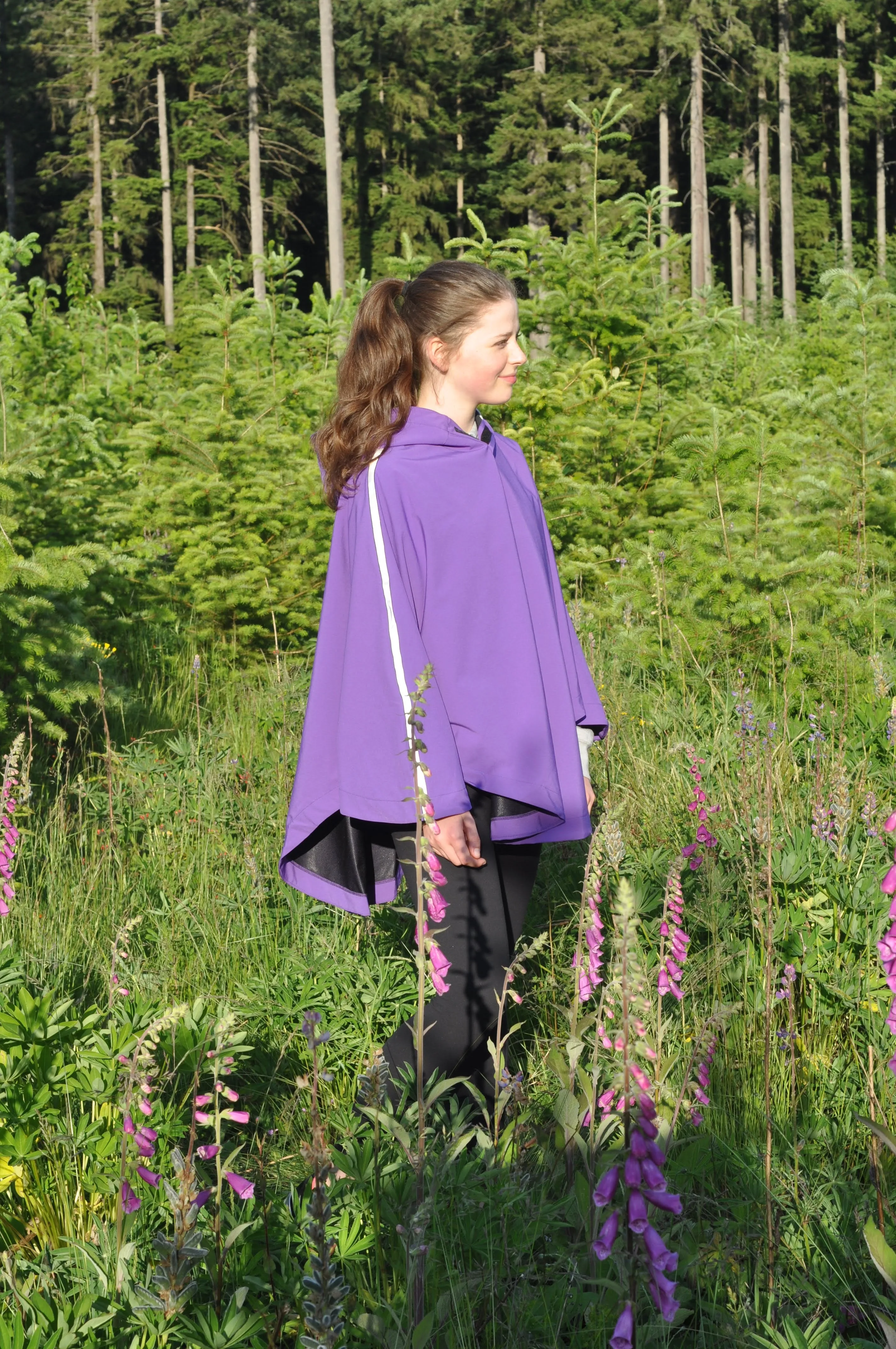 Rain Poncho - Purple (TALL)