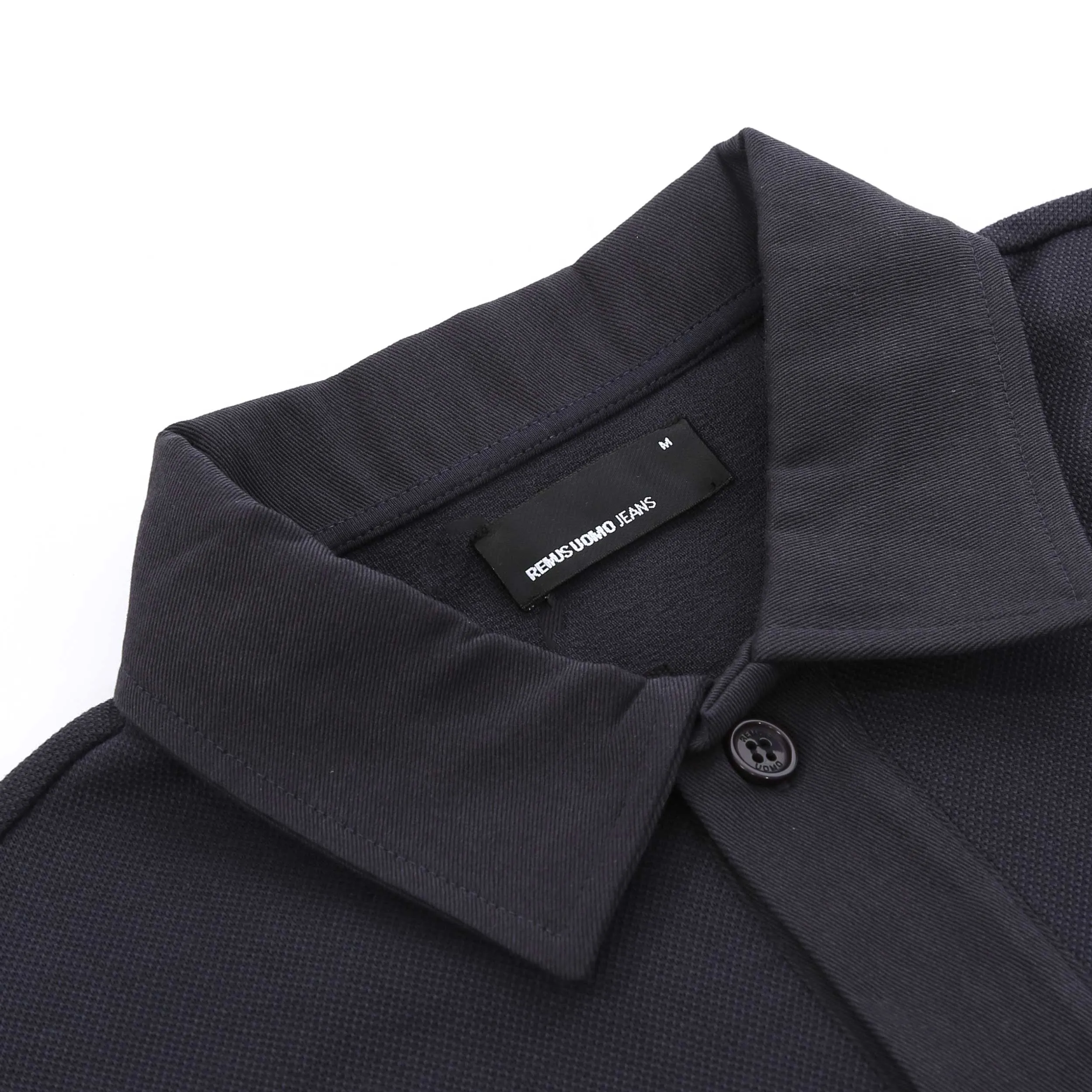 Remus Uomo Button Thru Overshirt in Navy