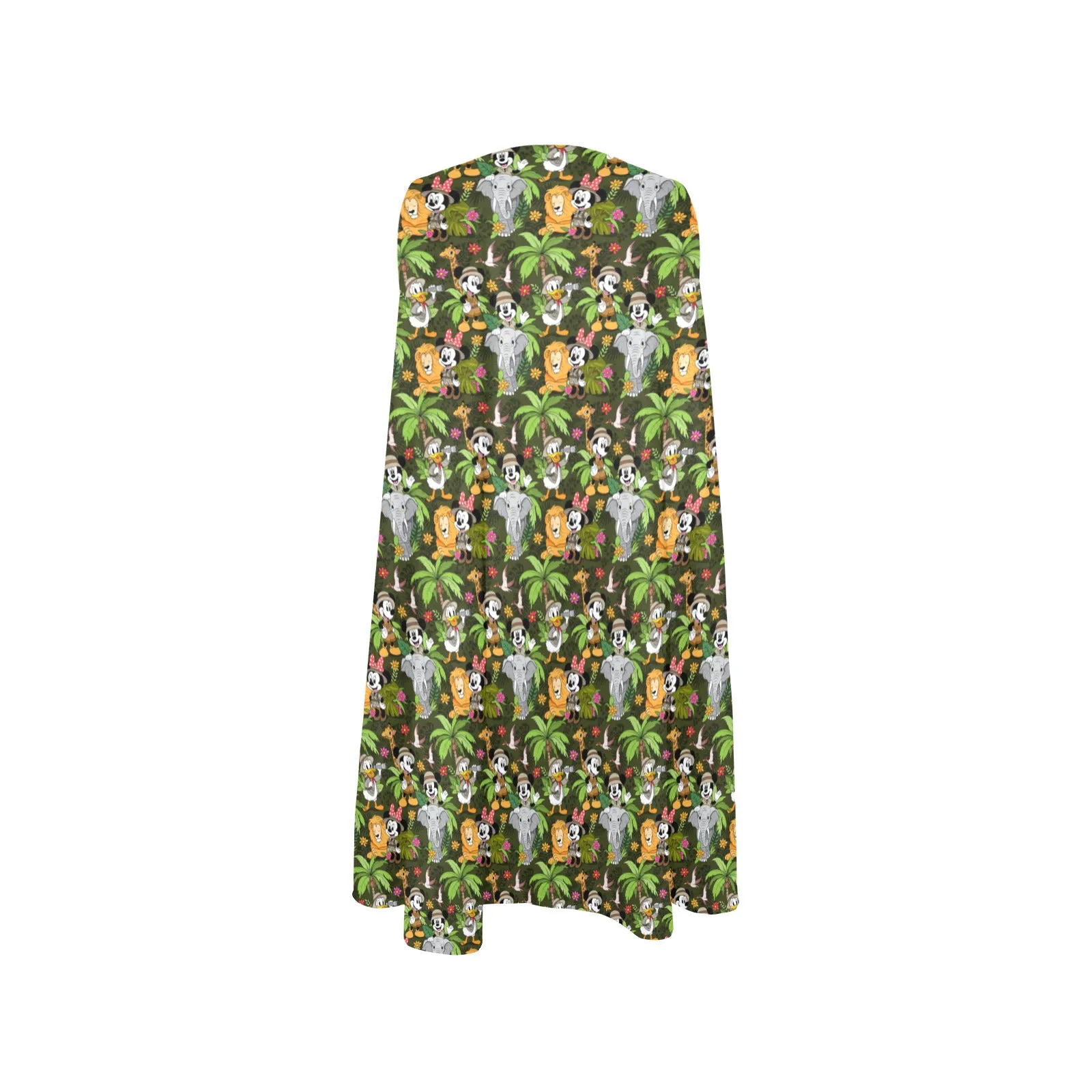 Safari Sleeveless A-Line Pocket Dress