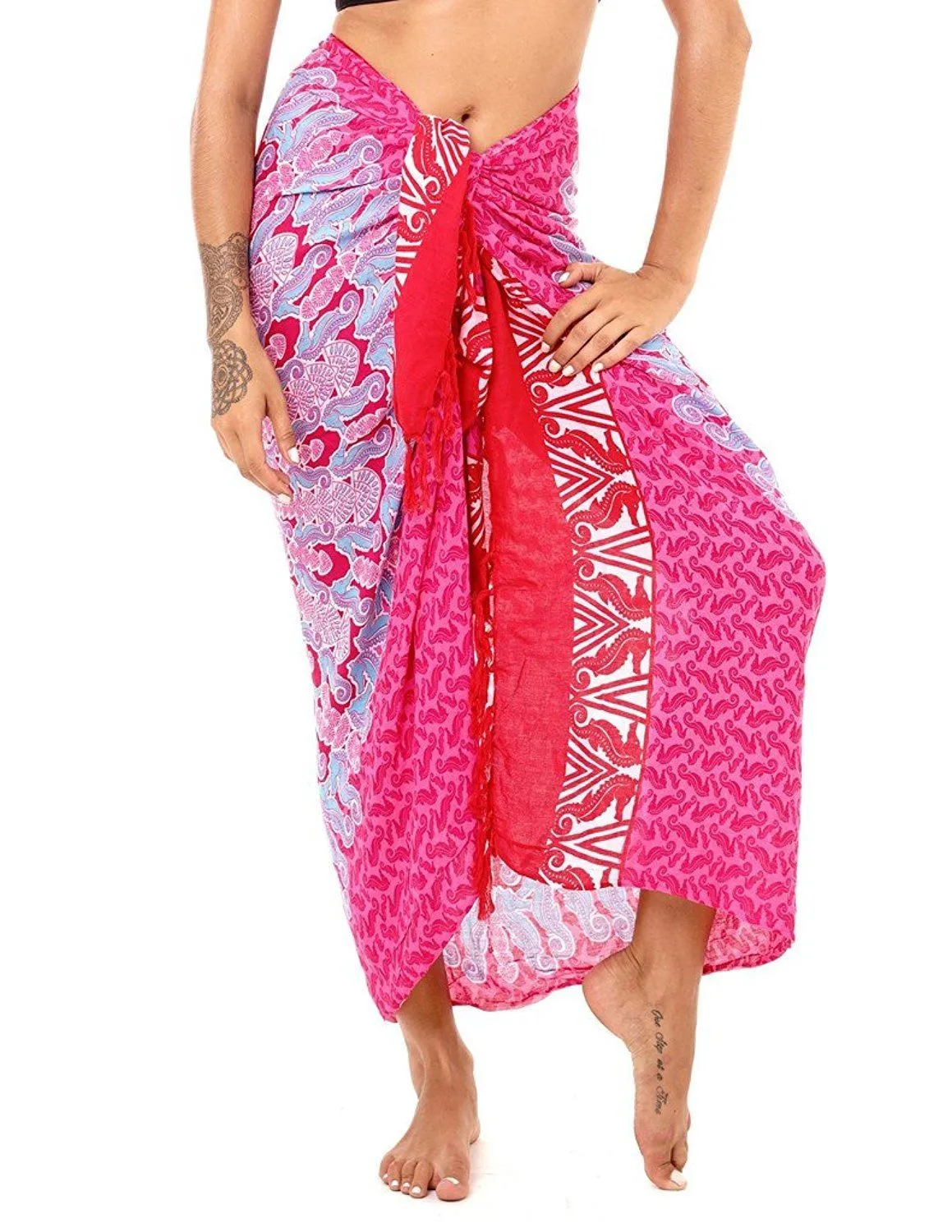 Seahorse Mandala Sarong Cover Up