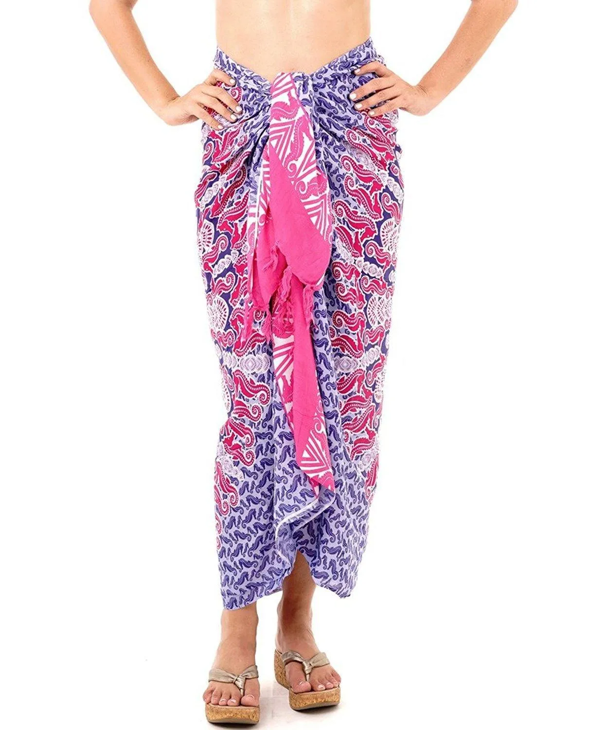 Seahorse Mandala Sarong Cover Up