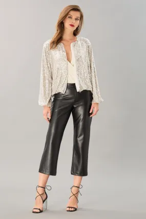 Sequined Bubble Jacket