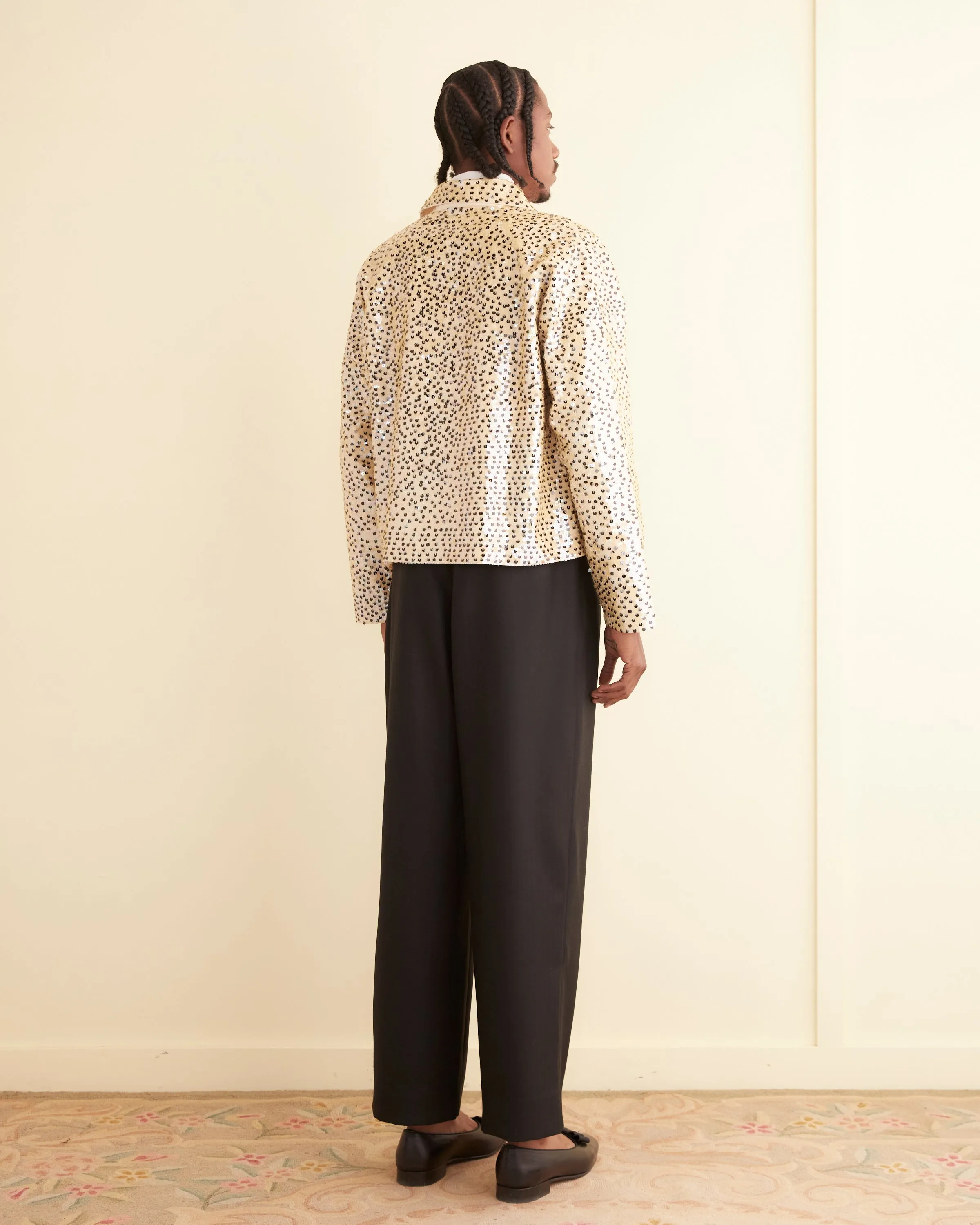 Sequined Forsythia Jacket