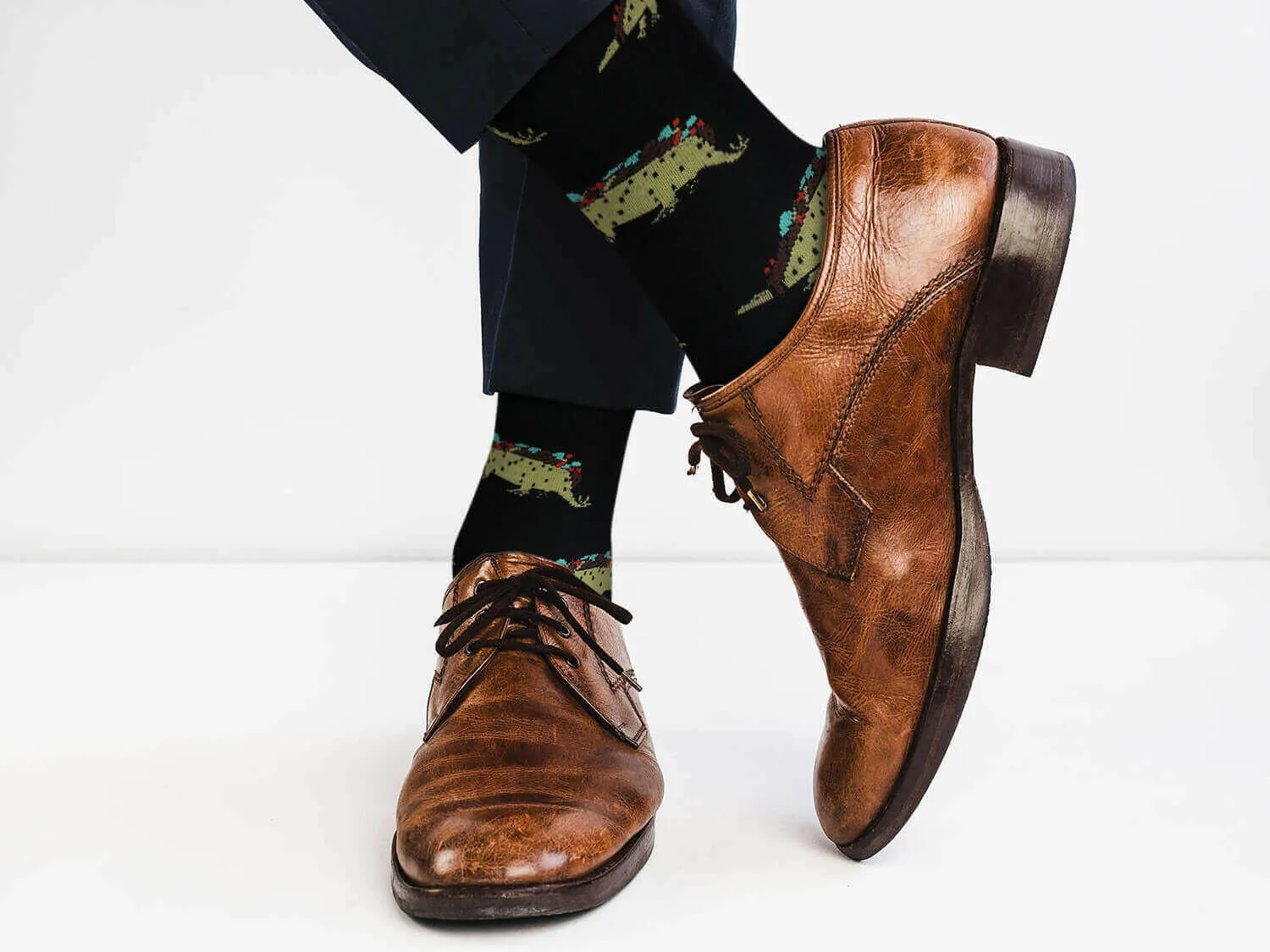 Sick Socks – Tacosaurus – Exotic Animals Casual Dress Socks