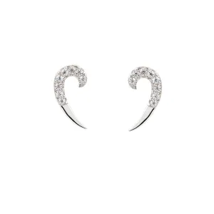 Silver Spike Earrings