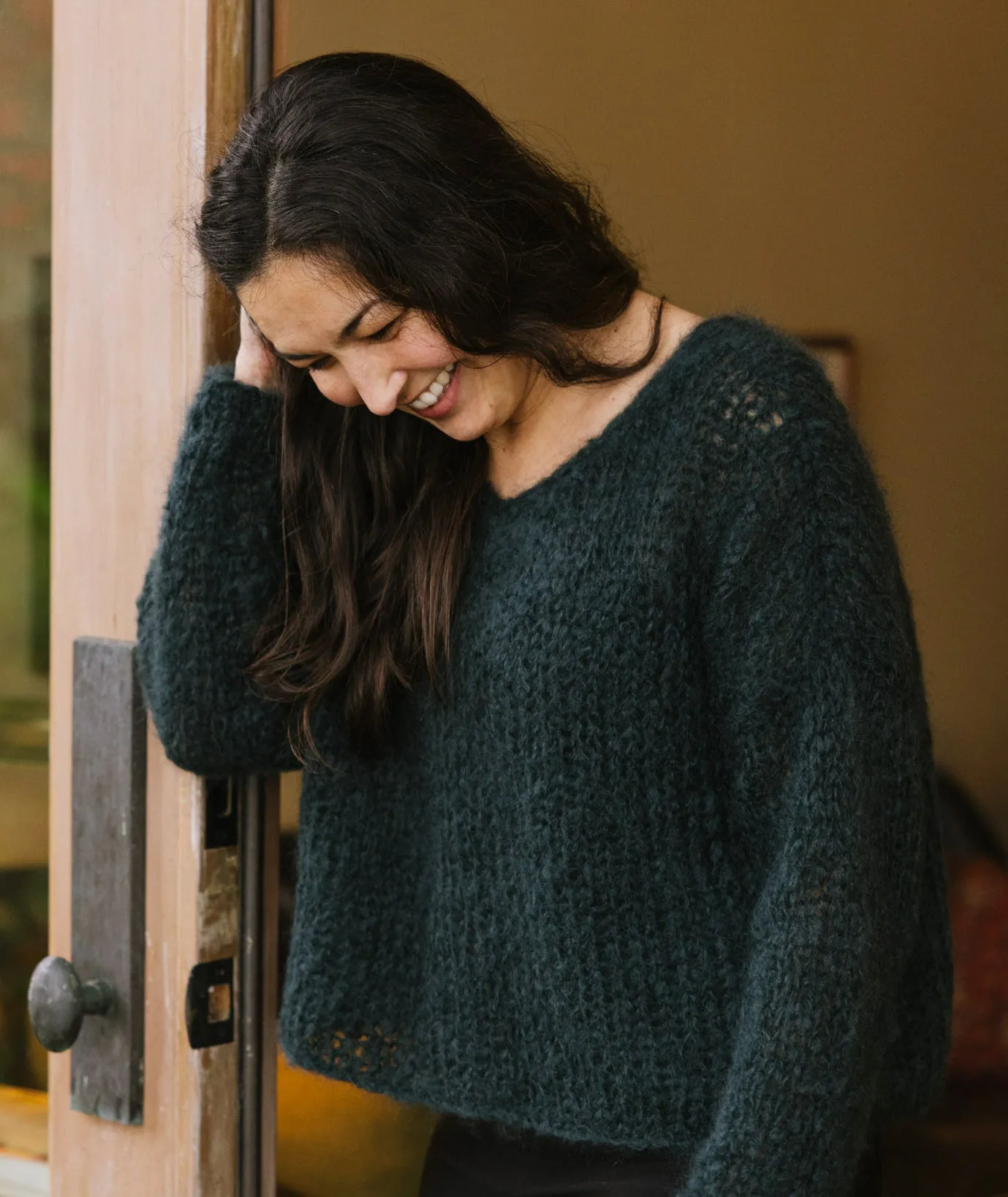 Slouchy Pullover Using Wool and the Gang Take Care Mohair