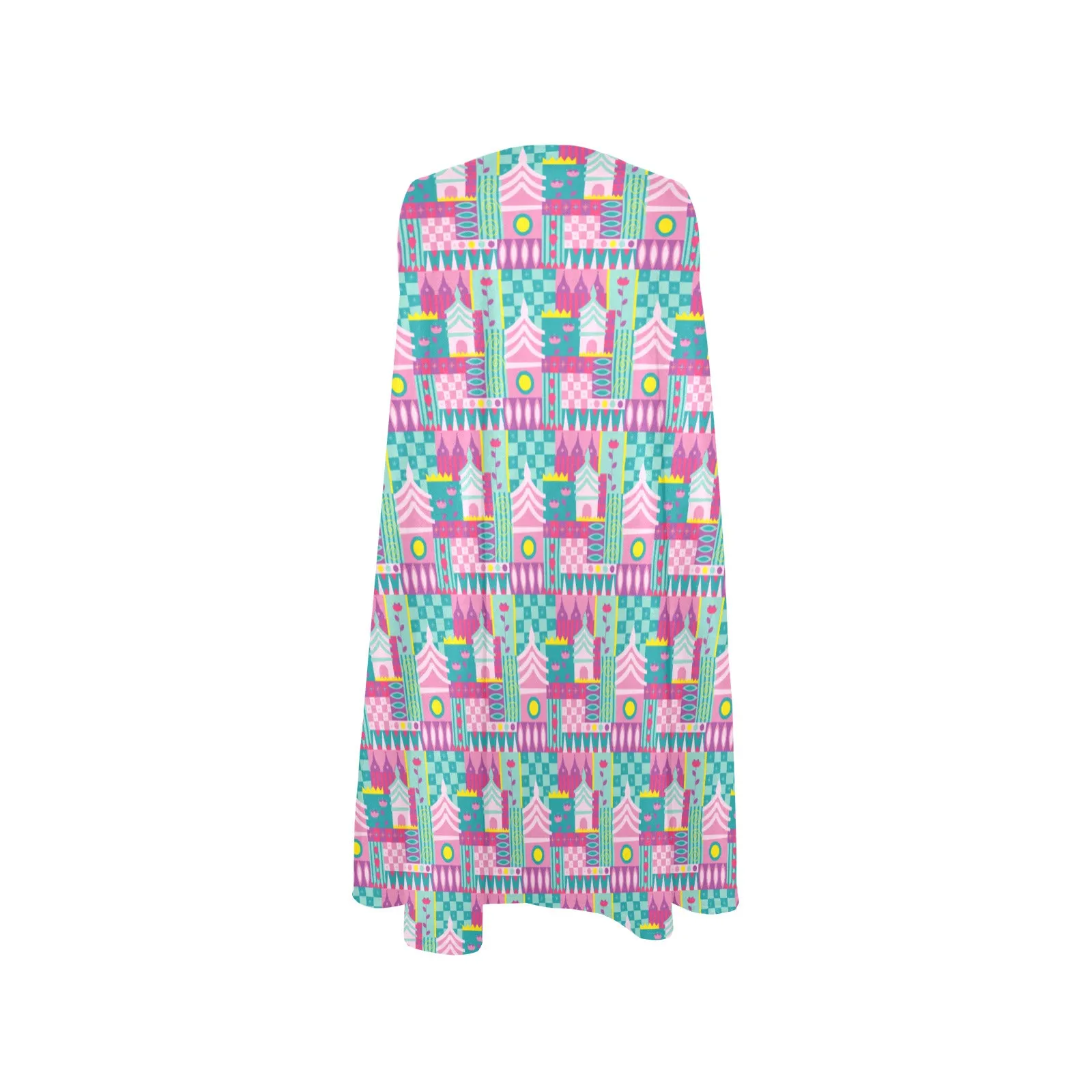 Small World Sleeveless A-Line Pocket Dress